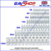 Electrical Screw Terminal Block 12 Way Strip 3A, 6A, 10A, 15A, 30A, 60A, 100A