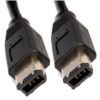 1.5m FireWire High Speed Cable IEEE-1394a 6-Pin Male to Male Data Transfer Cable