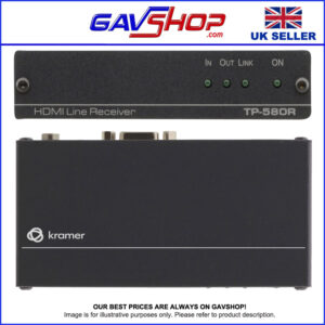 Kramer TP-580R Extender Receiver HDBaseT 1.0 HDMI 4K Over RJ45 Cat5e, Cat6, Cat7