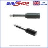 Stereo Jack Plug to 3.5mm Stereo Socket Adaptor
