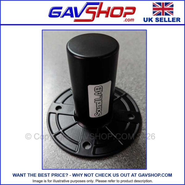 35mm Top Hat Metal Adaptor For PA Speakers Sub Cabinets Internal Mount Universal