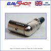 3 Pin Right Angled XLR Line Plug With Cable Protector and Solder Terminals