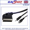 10m Scart Switched to Phono and 3.5mm Stereo Jack