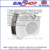 Fan heater or cooler - 2 Heat settings - Thermostat Control - 1000w or 2000w