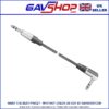 6.3mm TRS Right Angle Jack Plug Audio Leads - 6.3mm TRS Jack Plug in 3m or 6m