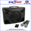DT50-speaker Powerful Portable PA Speaker Hand Held Radio Mics Bluetooth Echo, Battery/Mains
