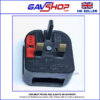 EURO CONVERTER UK PLUG - ECP - Black 5A Reusable Screw