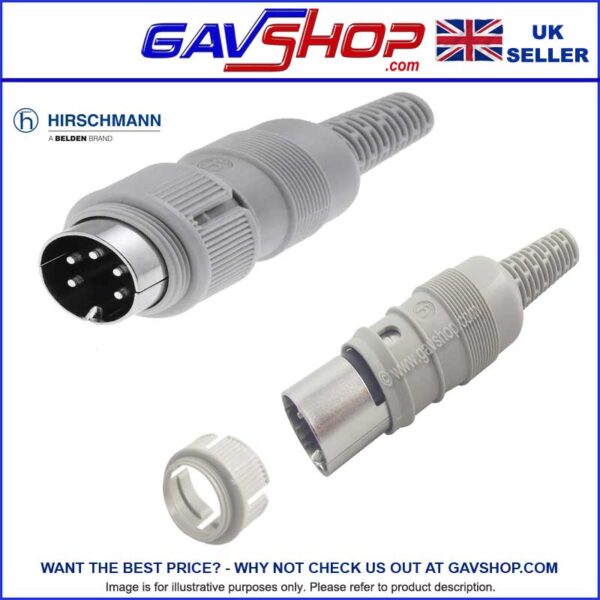 5-Pin DIN Plug 240° Degree MAS 5100