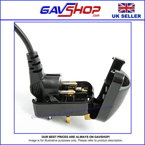 EARTHED SCHUKO TO UK PLUG CONVERTER