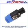 Audio Adapter Locking Speakon Type 2 Pole - Plug, Mono Receptacle - 6.35mm