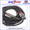 Professional 6.35mm (1/4") 2 Pole Jack Plug to XLR Socket Lead 6m