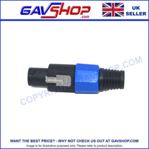 5051259224667---Speaker-2 Twist Locking Loudspeaker Connector 4 Pole, PA Speaker Plug