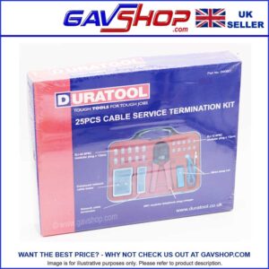 RJ-45 Termination Service Kit by Duratool 25pcs