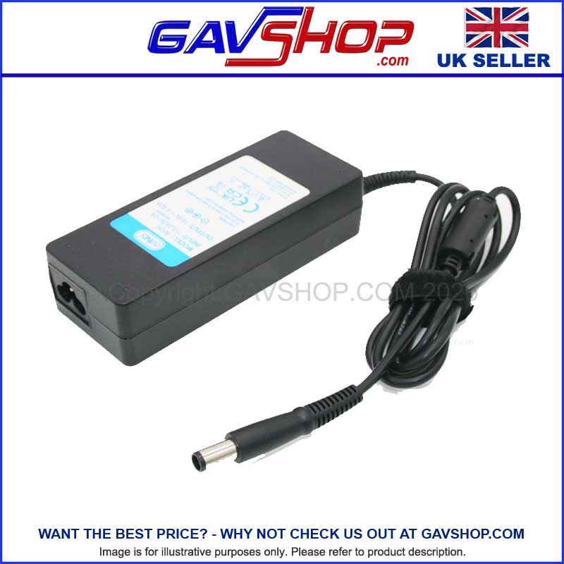 Dell Replacement Laptop Charger by ANG CE Approved PA10 19.5V 4.62A 7.4mm X 5mm Big Pin