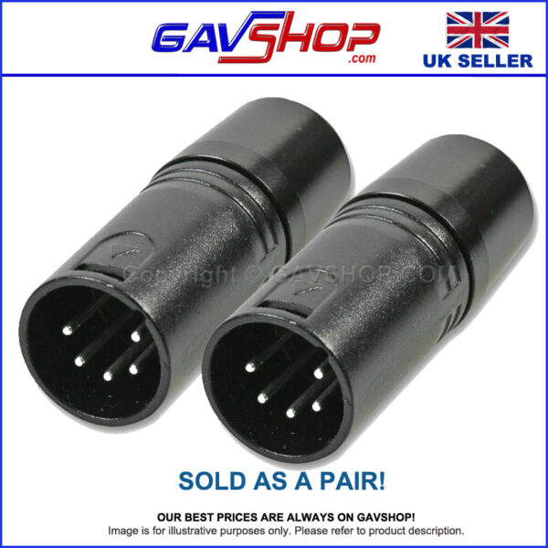 Pulse-DMX-Terminator-5-Pin 5 Pin XLR DMX Terminator (2 Pack)