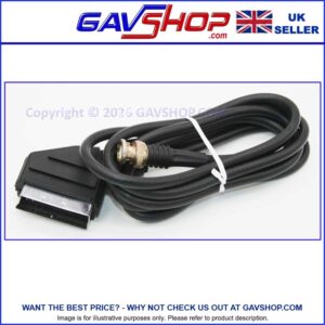 Scart-to-BNC-1.8m Scart Video Output to BNC Plug Lead - 1.8m