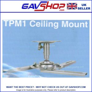 TPM1-Projector-Mount Projector Ceiling Mount Bracket Support by Tech+Link TPM1