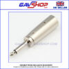 3 Pin XLR Male to 6.35 mm Mono Plug Adaptor