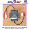 Ground Loop Isolator De-Hummer PHONO/RCA Hum Noise Remover Car Radio Amplifier Filter
