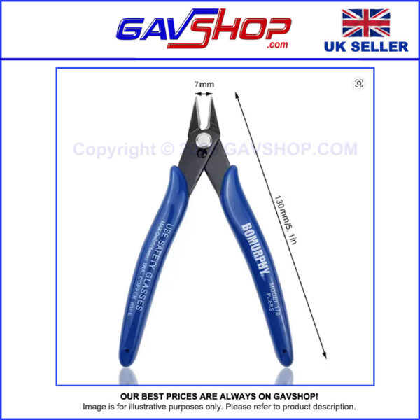gavshop-side-cutters-01 Electrical Wire Cable Cutters Cutting Side Snips Flush Electronic Pliers