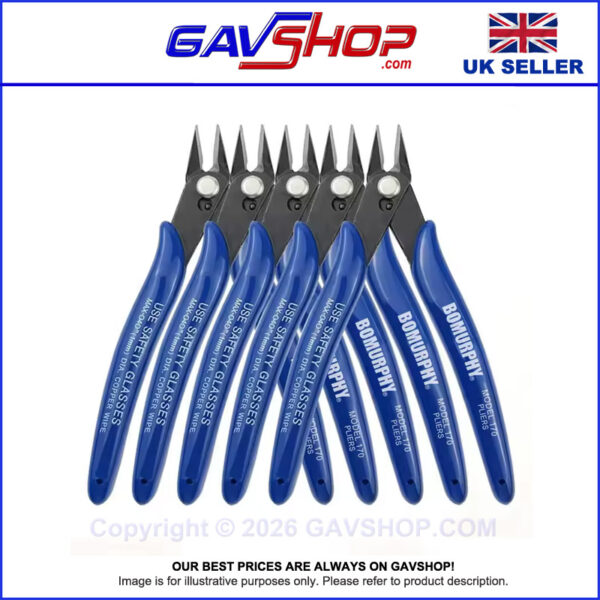 gavshop-side-cutters-05 Electrical Wire Cable Cutters Cutting Side Snips Flush Electronic Pliers