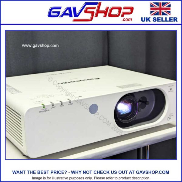 Panasonic WXGA LCD Projector PT-FW430 3500 Ansi Lumens (Ex Hire with less than 400 Hrs Use)!