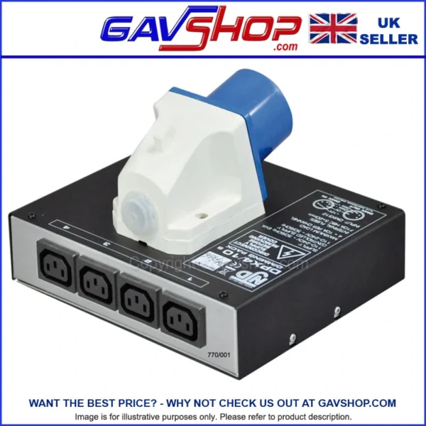 DMX-DIMMER-PACK---NJ269A NJD DMX DIMMER PACK with IEC STAND MOUNT - NJ260A